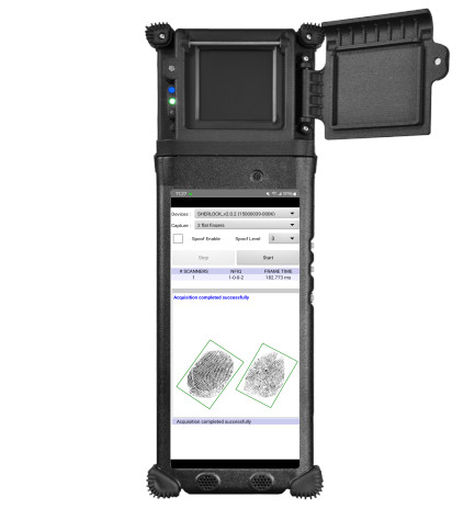 XF with FAP 45 Fingerprint Scanner